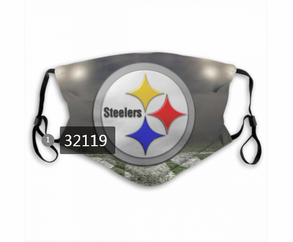 NFL 2020 Pittsburgh Steelers #50 Dust mask with filter